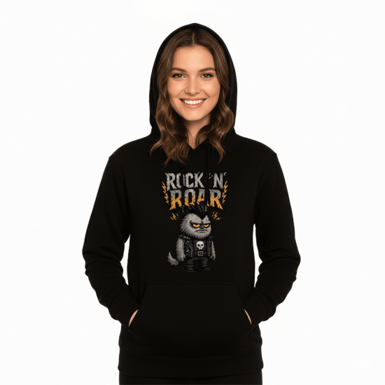 Дамски анорак с качулка "ROCK 'N' ROAR